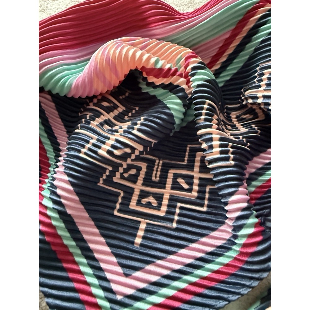 Nordstrom Rack Square Scarf Large Colorful 45x45" - Picture 2 of 5